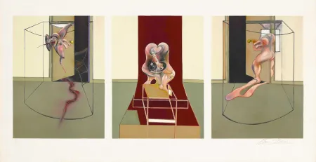 Litografia Bacon - Oresteia of Aeschylus