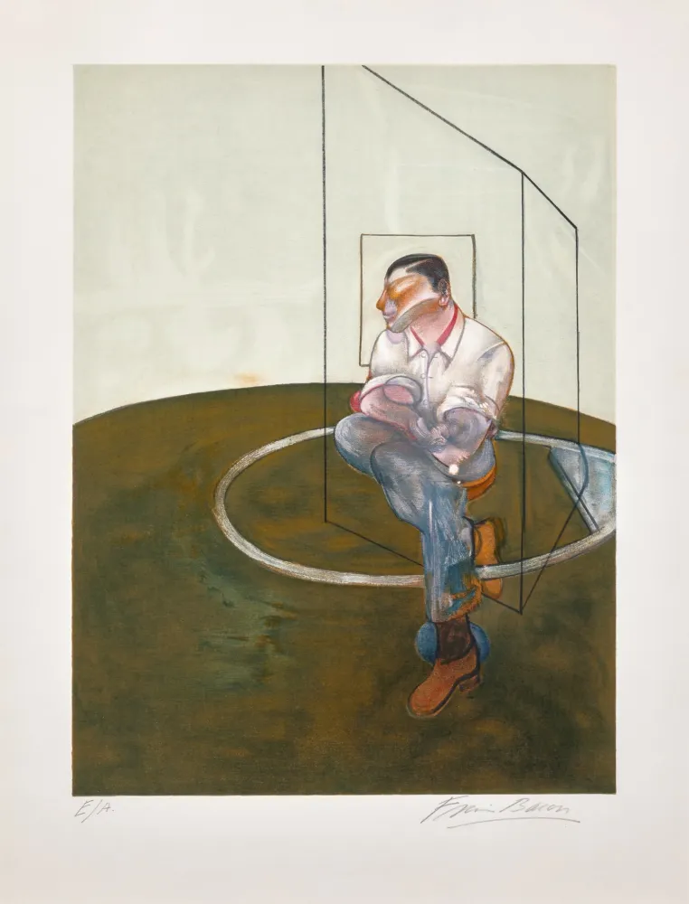 Litografia Bacon - Portrait of John Edwards
