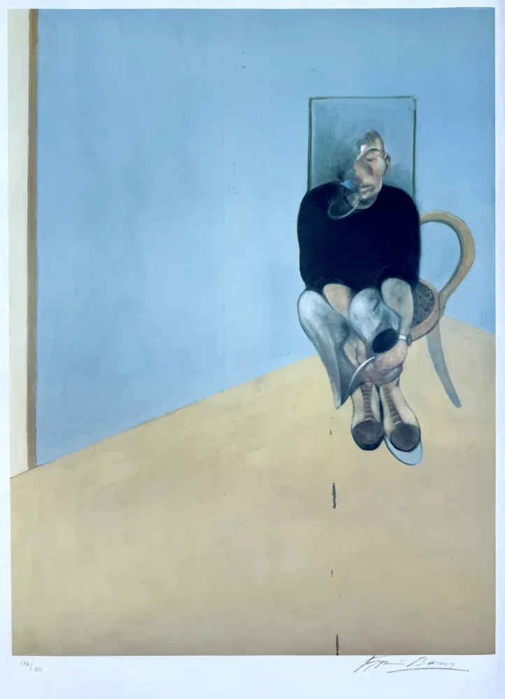 Litografia Bacon - Study for Selfportrait, 1984