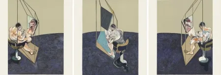 Litografia Bacon - Three Studies of a Male Back 