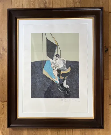 Sem Técnica Bacon - Three Studies of Male Back (One Work - Central panel of the triptych) 