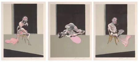 Litografia Bacon - Triptych August 1972