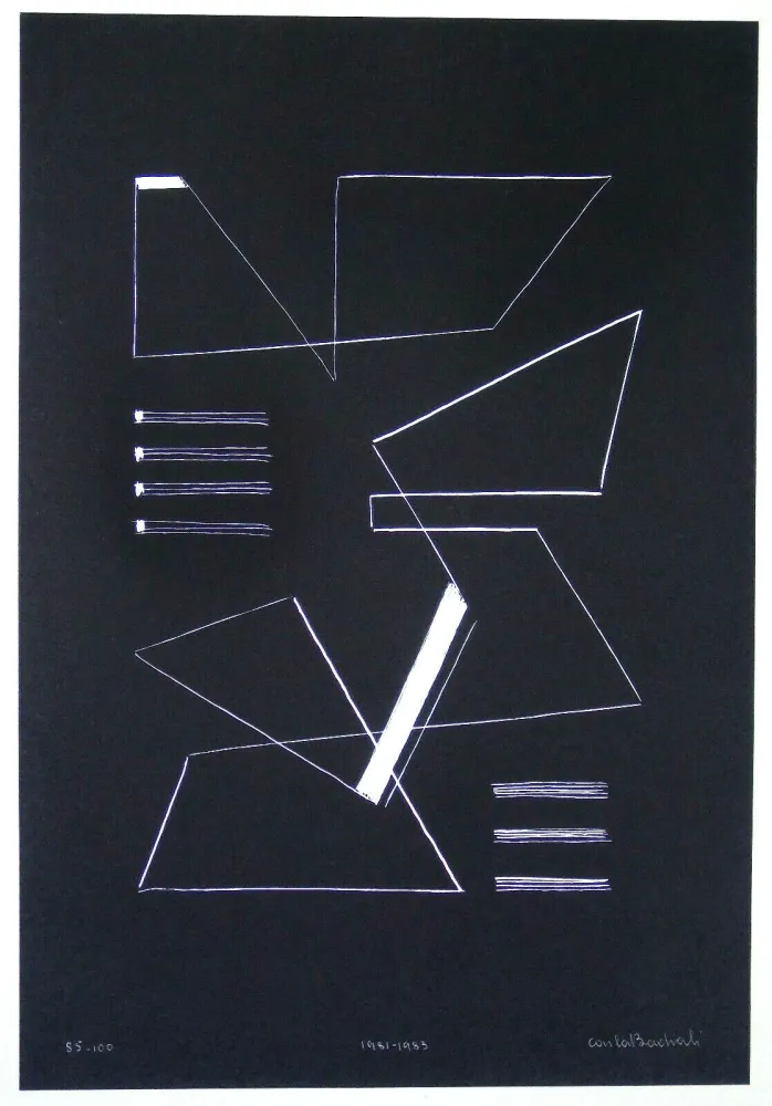 Serigrafia Badiali - Composizione (tavola 10)