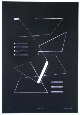 Serigrafia Badiali - Composizione (tavola 10)