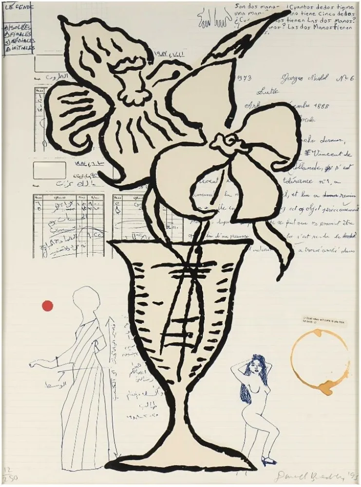 Serigrafia Baechler - Flowers