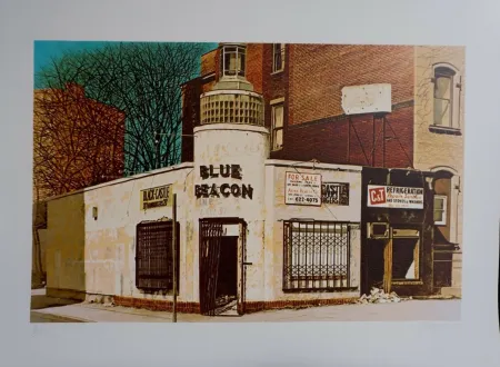 Serigrafia Baeder - Blue Beacon