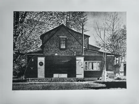 Serigrafia Baeder - House With Trailer 