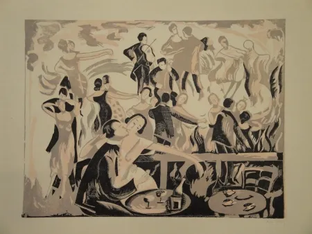 Linogravura Bailly - Untitled