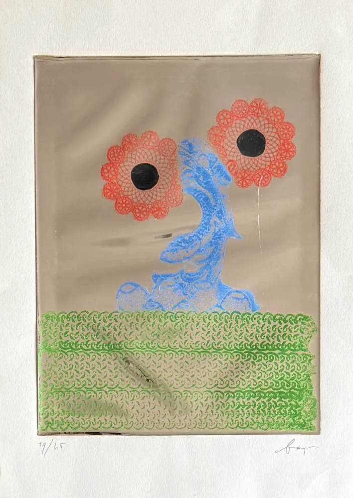 Água-Forte Baj - Acanthus Mollis Honorine Jobert