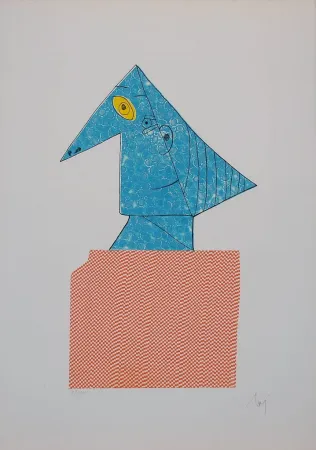 Gravura Baj - Baj chez Picasso 1