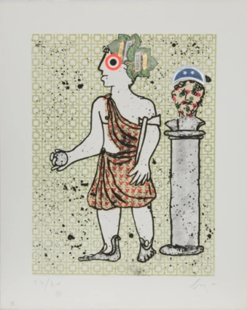 Água-Tinta Baj - Caius Flavius Valerius Claudius Constantinus