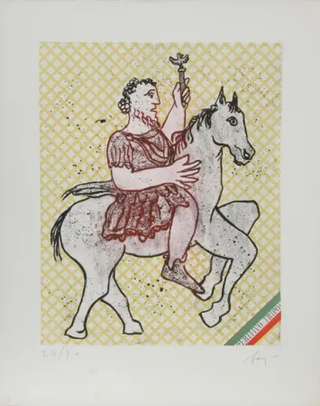 Água-Tinta Baj - Caius Julius Caesar Octivanius Augustus