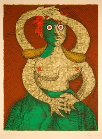 Água-Forte Baj - Caroline di Brunswick, Regina di Gran Bretagna e d'Irlanda