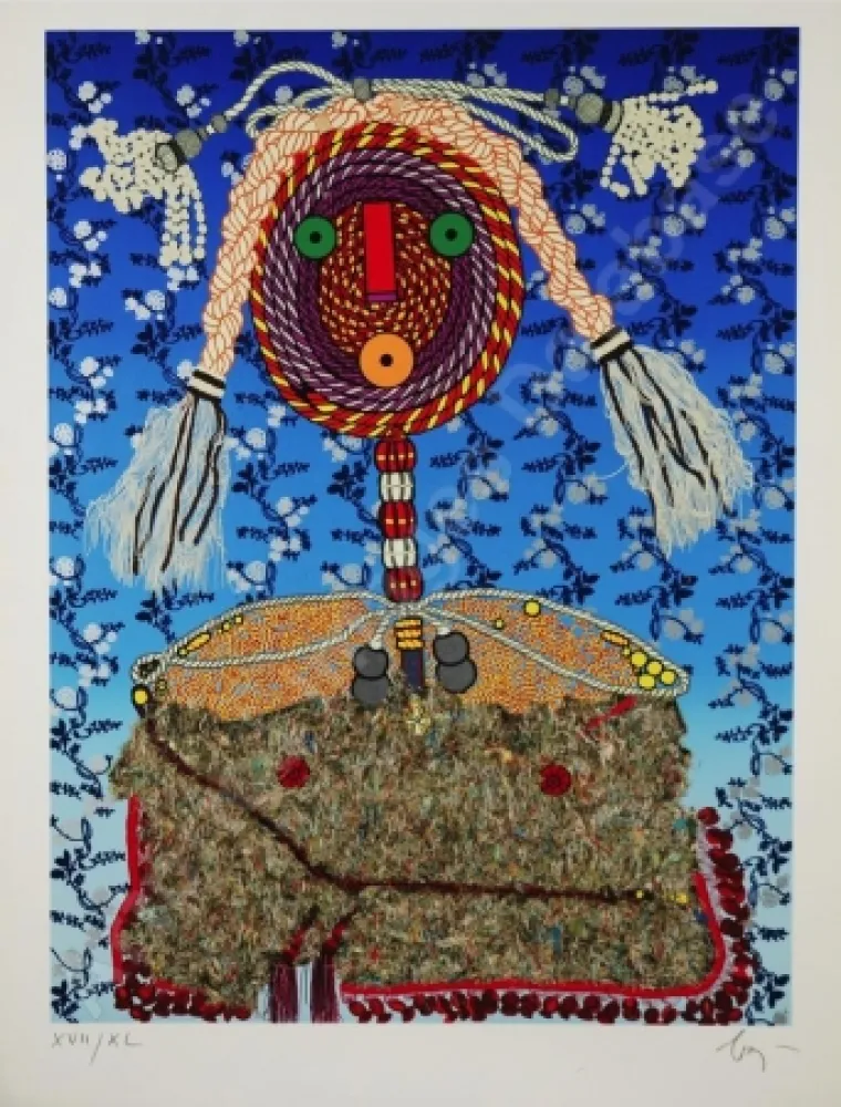 Litografia Baj - Ermengarda