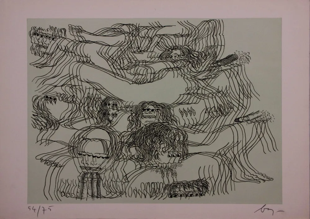 Água-Forte Baj - Erotica II