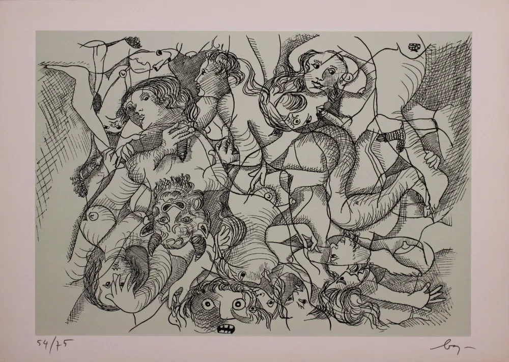 Água-Forte Baj - Erotica IV