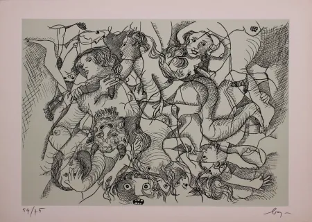 Água-Forte Baj - Erotica IV