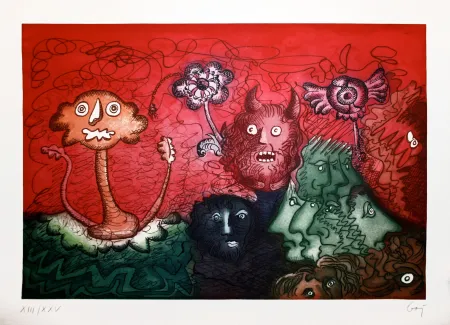 Gravura Baj - Incontri ravvicinati