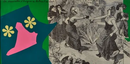 Litografia Baj - Les demoiselles d’Avignon