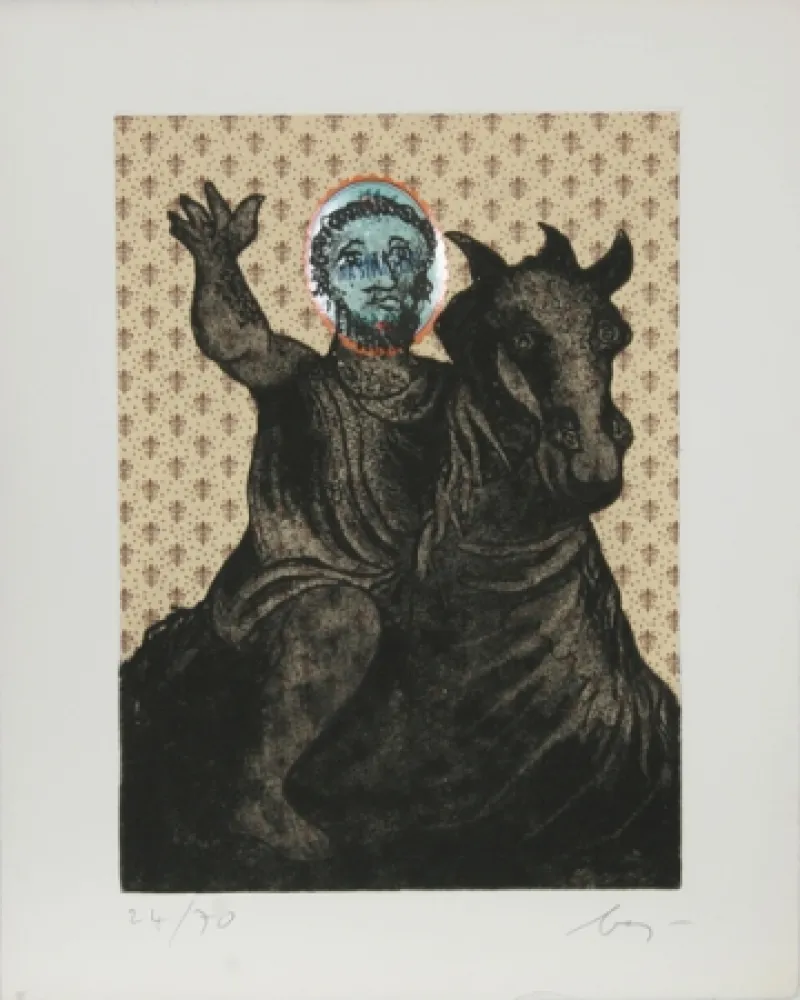 Água-Tinta Baj - Marcus Annius Verus Aurelius Antoninus