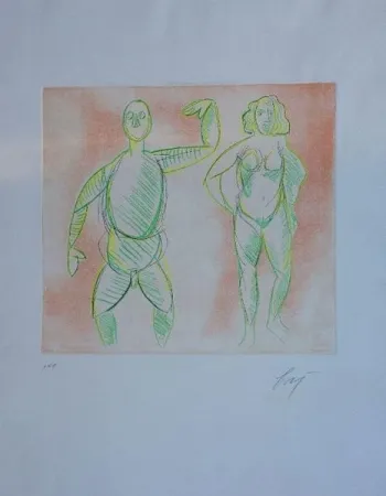 Água-Forte Baj - Nudi