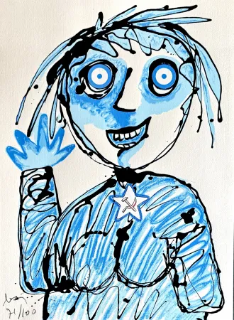 Serigrafia Baj - Personaggio