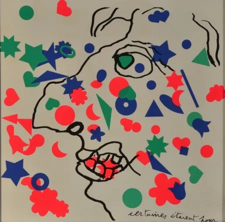 Litografia Baj - Pour ou contre