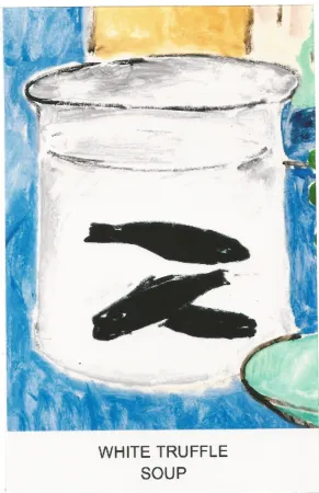 Serigrafia Baldessari - Eight Soups: White truffle soup