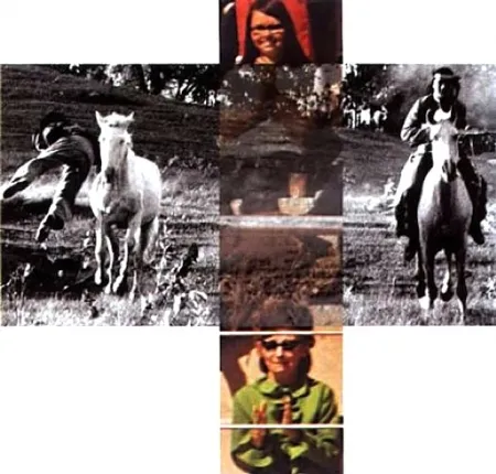 Sem Técnica Baldessari - Person On Horse And Person Falling From Horse