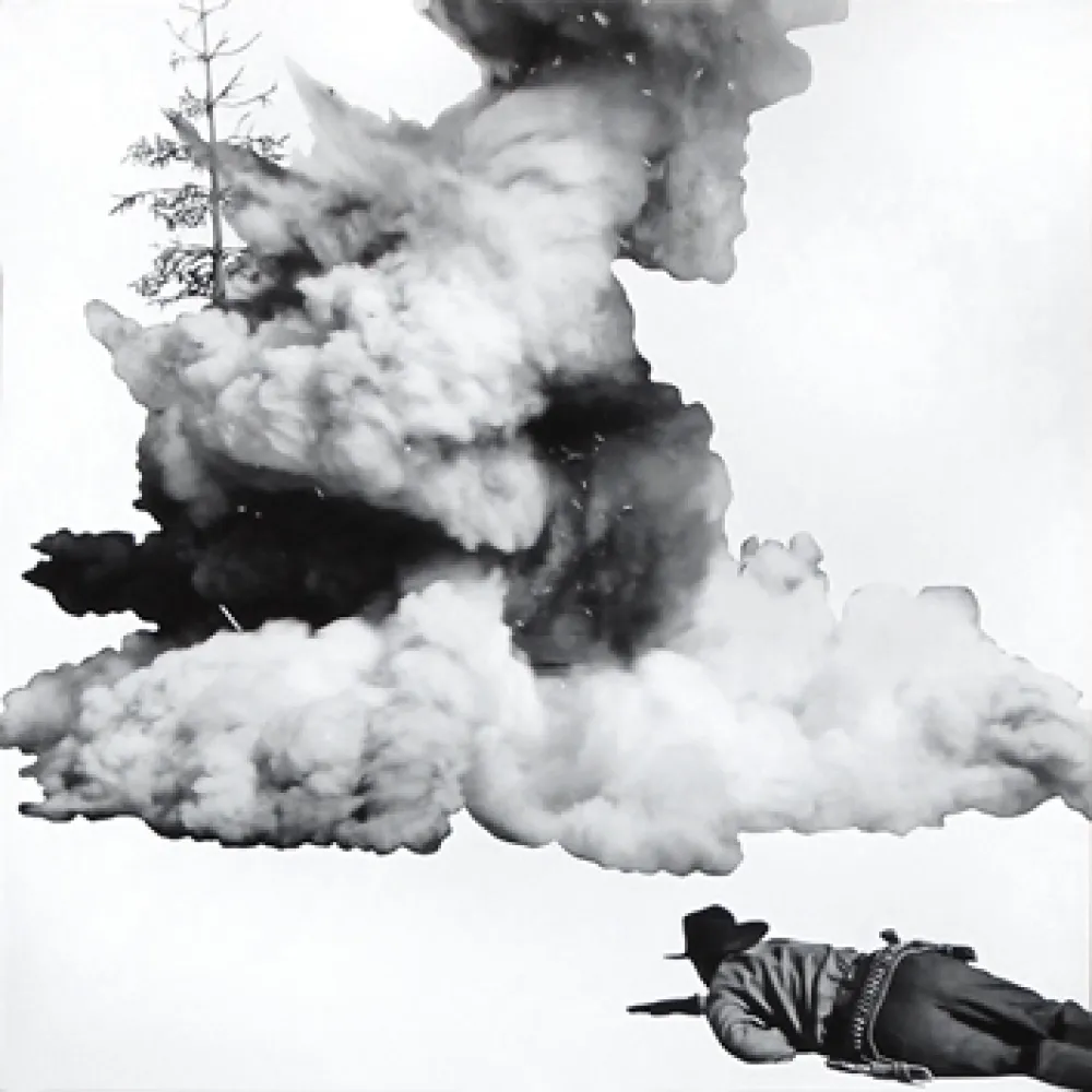 Litografia Baldessari - Smoke, Tree, Shadow and Person 