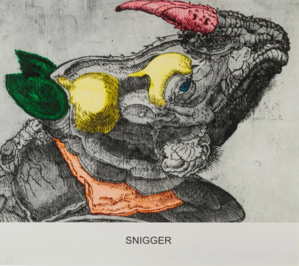 Múltiplo Baldessari - Snigger, from Engravings with Sounds
