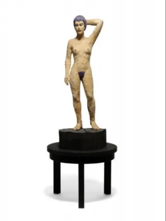 Xilogravura Balkenhol - Femme burlesque (Burlesque Woman)