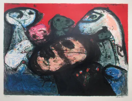 Litografia Balle - Composition