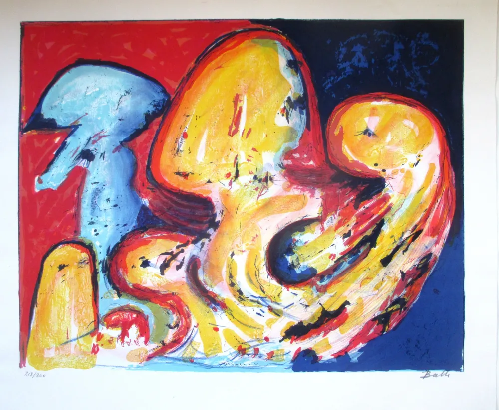 Litografia Balle - Composition