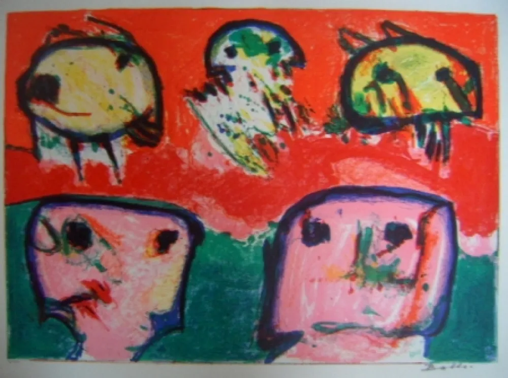 Litografia Balle - Satellit-ballet