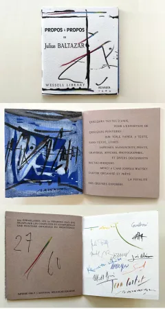 Monotipia Baltazar - PROPOS à PROPOS de Julius BALTAZAR (Avec une peinture originale sur toile‎)