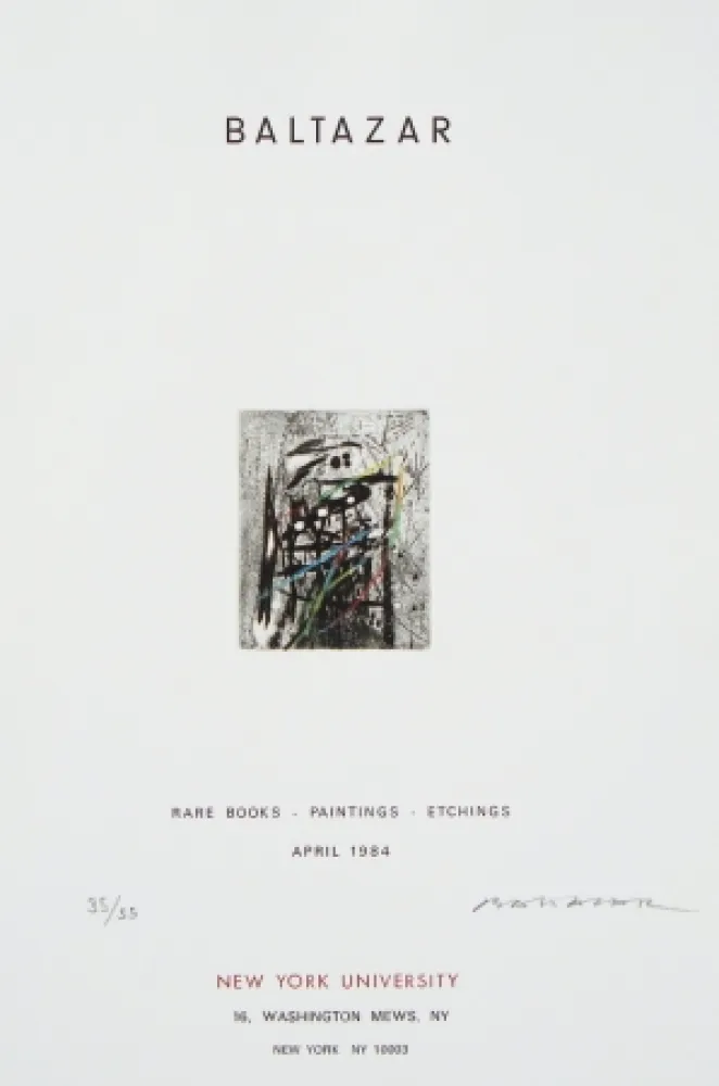 Água-Forte Baltazar - Sans titre