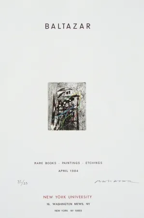 Água-Forte Baltazar - Sans titre