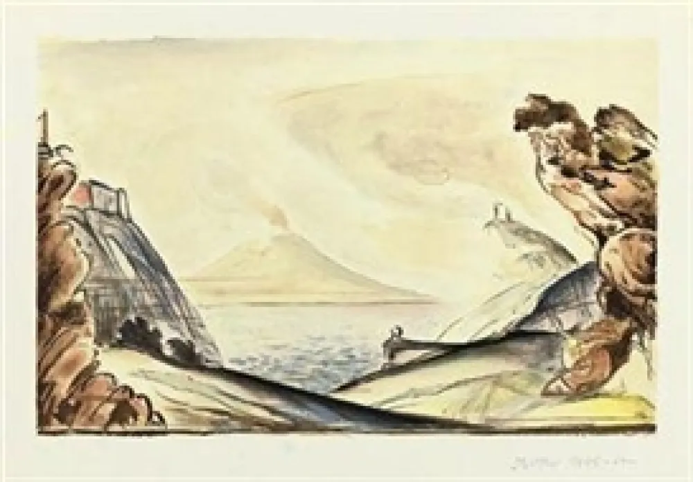 Litografia Balthus - Les 22 concertos pour piano de Mozart