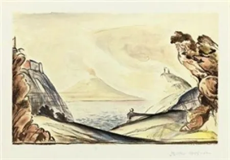 Litografia Balthus - Les 22 concertos pour piano de Mozart