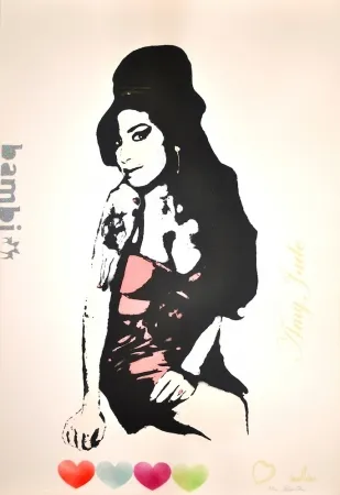 Múltiplo Bambi -  Amy (Winehouse) Red Unique with Diamond Dust