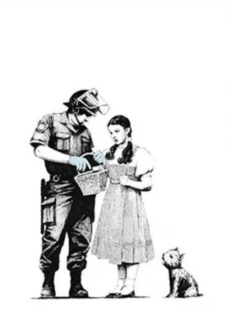 Serigrafia Banksy - Stop and Search