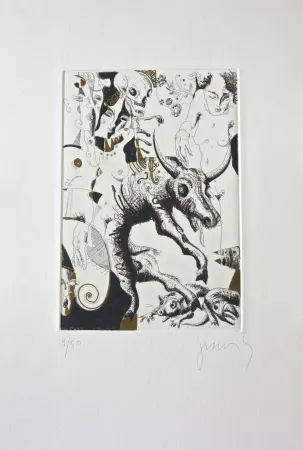 Gravura Barbera - Agonia