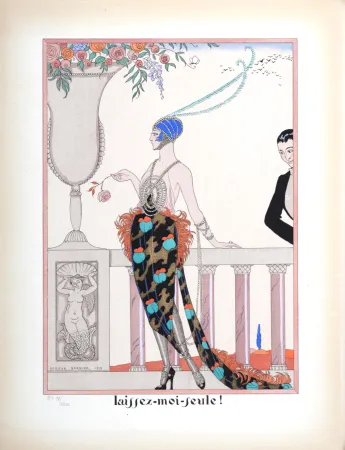 Estêncil Barbier - Laissez-moi-Seule!, C. 1919
