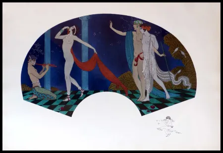 Estêncil Barbier - L'éventail