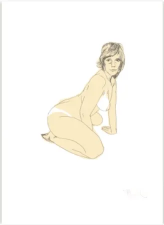 Serigrafia Barbier - Nu (Collection Naked)