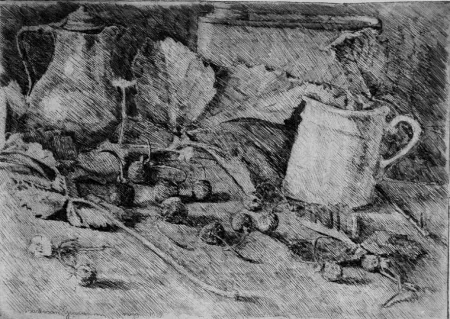 Água-Forte Barbisan - Natura morta con fragole