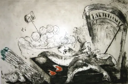 Gravura Barcelo - La balance