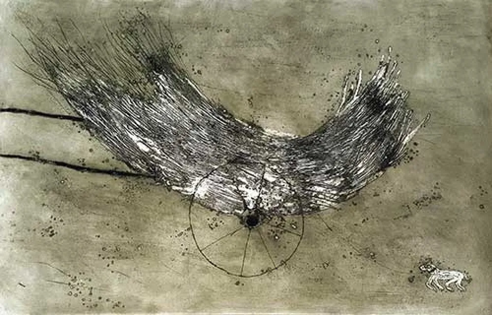 Gravura Barcelo - La charette de foin