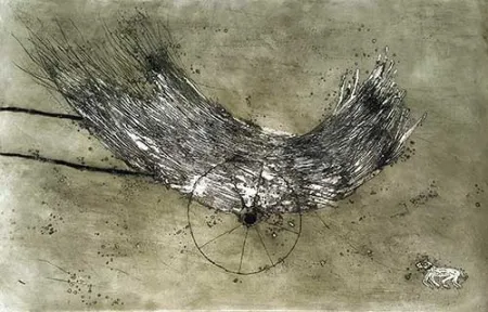 Gravura Barcelo - La charette de foin